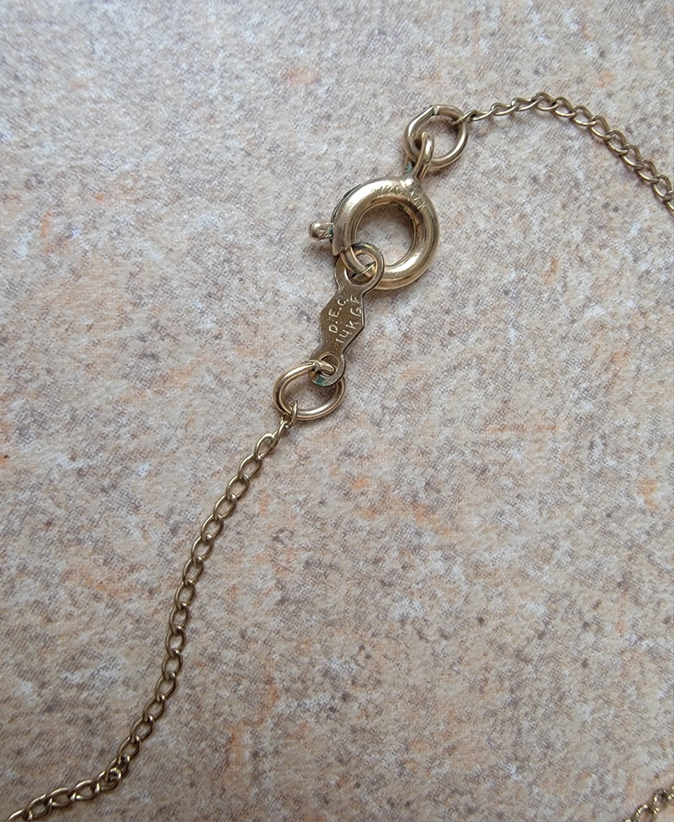 Vintage Pac Man with 3 Ghosts GF Pendant/Charm with 16″ Chain
