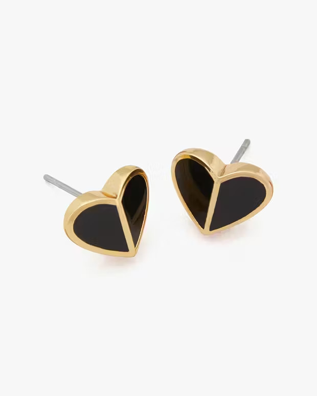 Kate Spade Earrings Heritage Spade Small Heart Studs