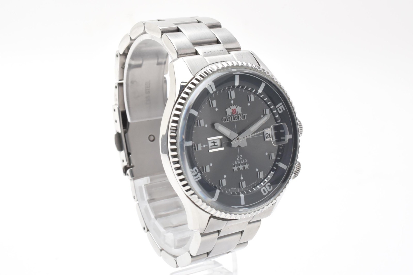 ORIENT King Master AA00‐C0‐B Gray Dial Day Date Automatic Men’s Watch JAPAN