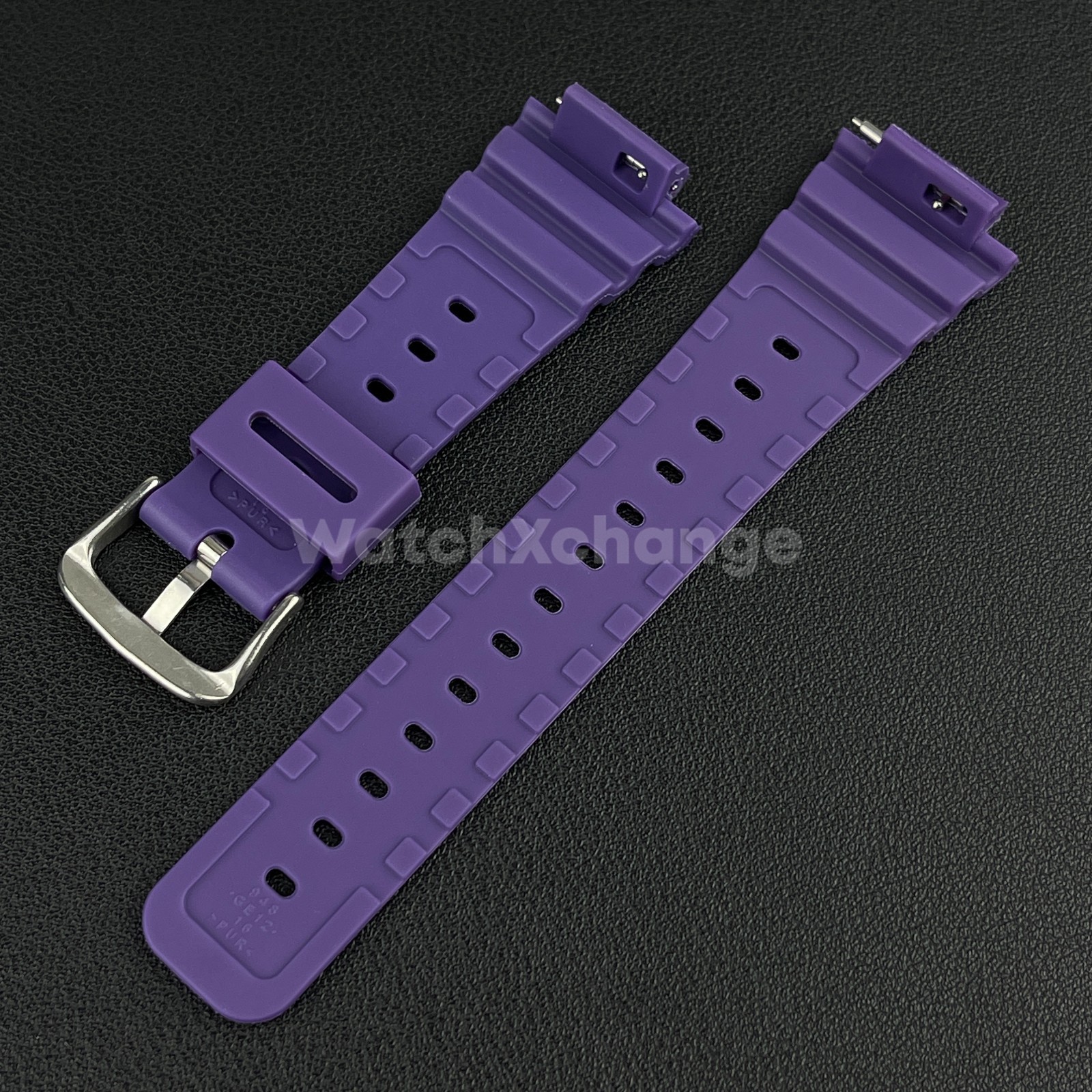 Purple Watch Strap For G-SHOCK Replacement Rubber Band CASIO GA2100 GA2110 16mm