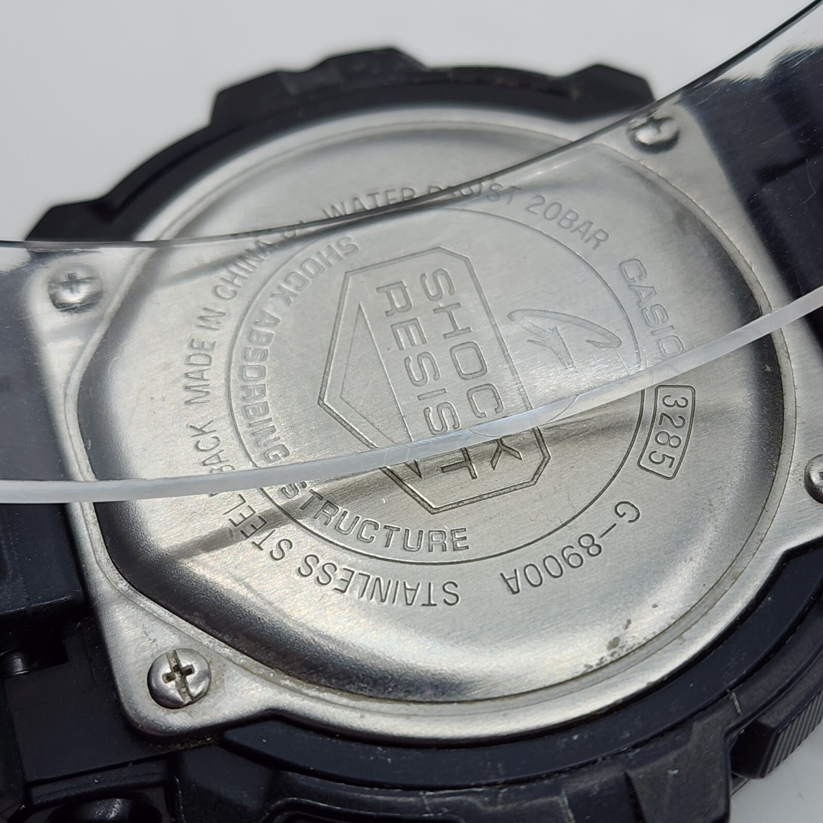 Casio G-Shock G 8900A-1. Mint condition, high quality resin band, metallic blue