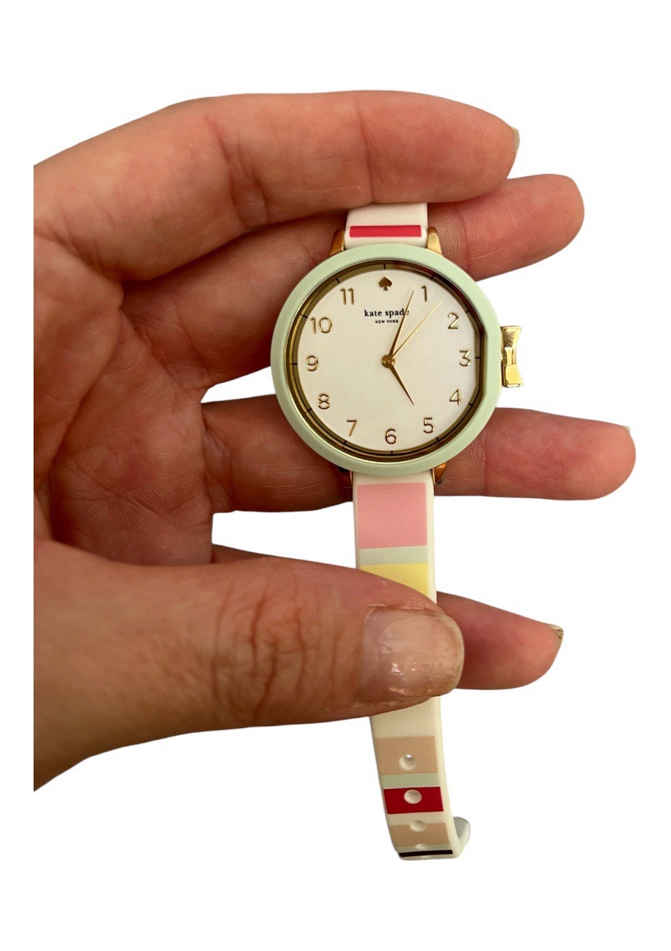Kate Spade Live Colorfully Multi-Stripe Watch – KSW1410 – NEEDS NEW BATTERY