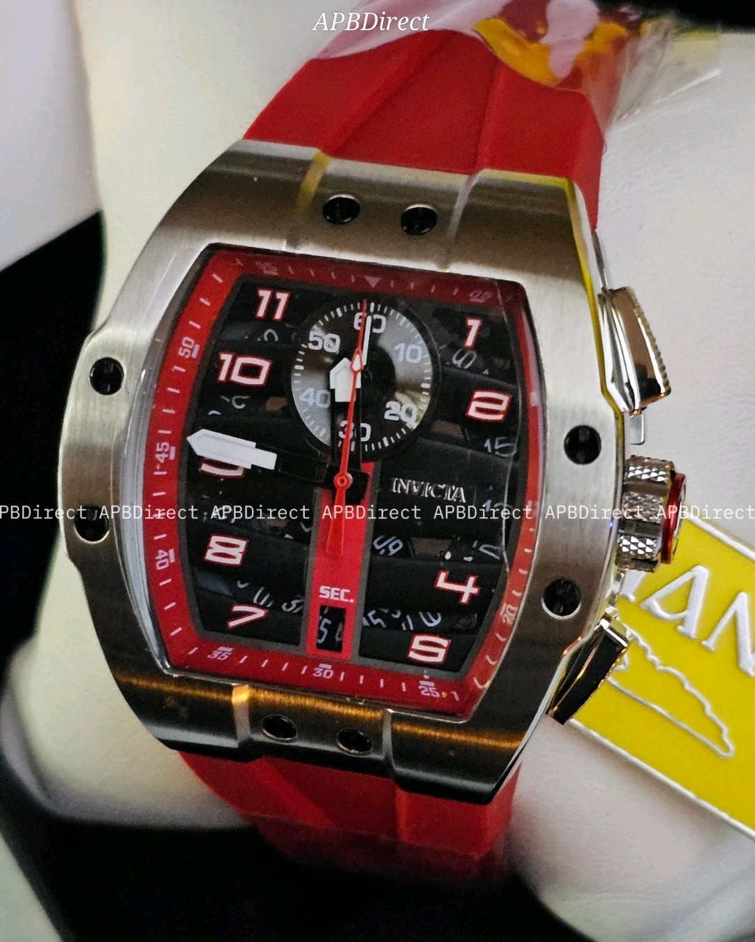 Invicta – Next Gen – DIABLO S1 Rally Black / Red – Racing Collection mens watch