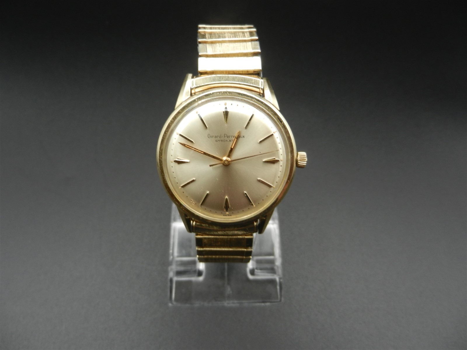Girard Perregaux Gyromatic Vintage 10K GF YellowGold Beautiful Running Condition
