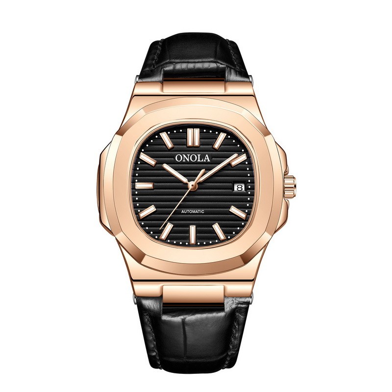 ONOLA Casual Business Calendar Waterproof Luminous Automatic Mechanical Watch