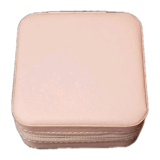 Travel Jewelry Case – Gift for Teen Girls – Light Pink (115)
