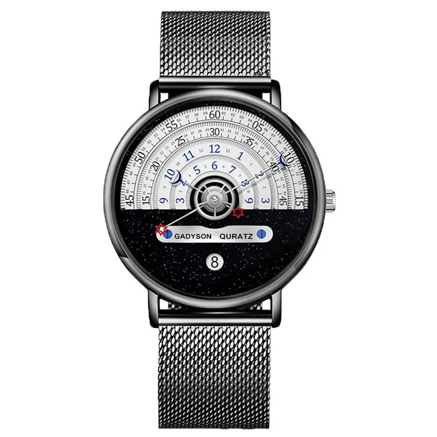 Men’s Starry sky Creativity Calendar Watches Casual Sport Watch For Men