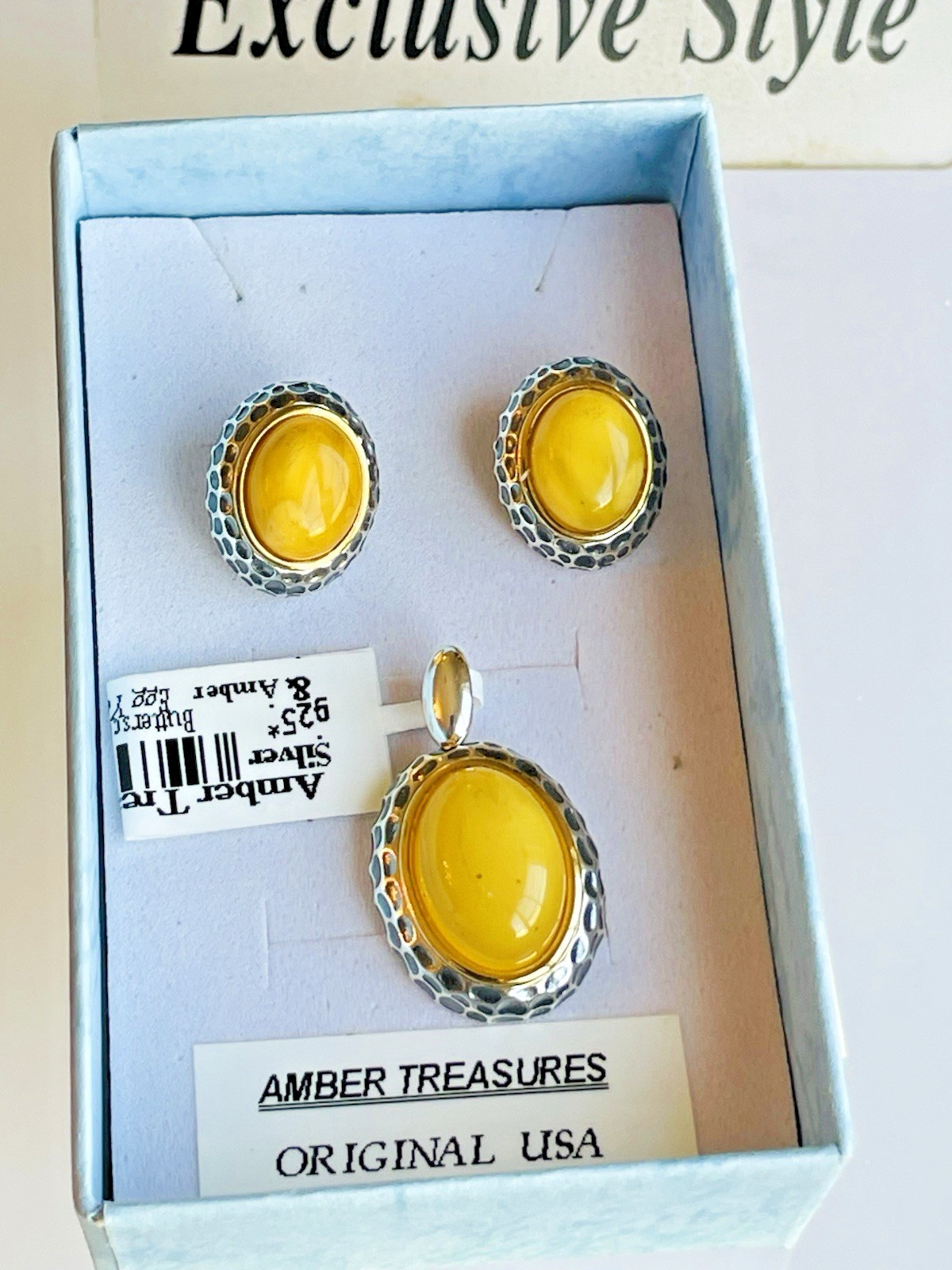 100% Genuine Vintage Baltic Amber Necklace / Pendant Butterscotch Egg Yolk 老琥珀