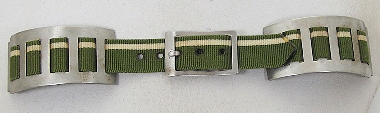 Vintage NOS ? J.B. Champion Perlon Rally Sport 3/4″ Stainless & Nylon Watch Band