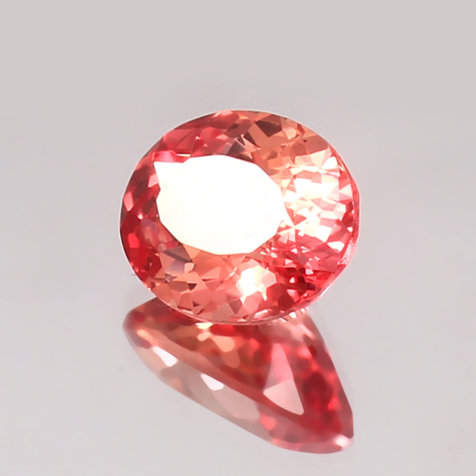 Wonderfull Natural Ceylon Padparadscha Sapphire Loose Oval Gemstone Cut 9×7 MM