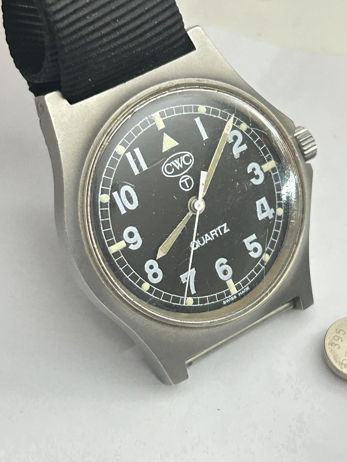 CWC G10 Medium Fatboy’Military Royal Navy Issue Mens Watch 1990 New Battery
