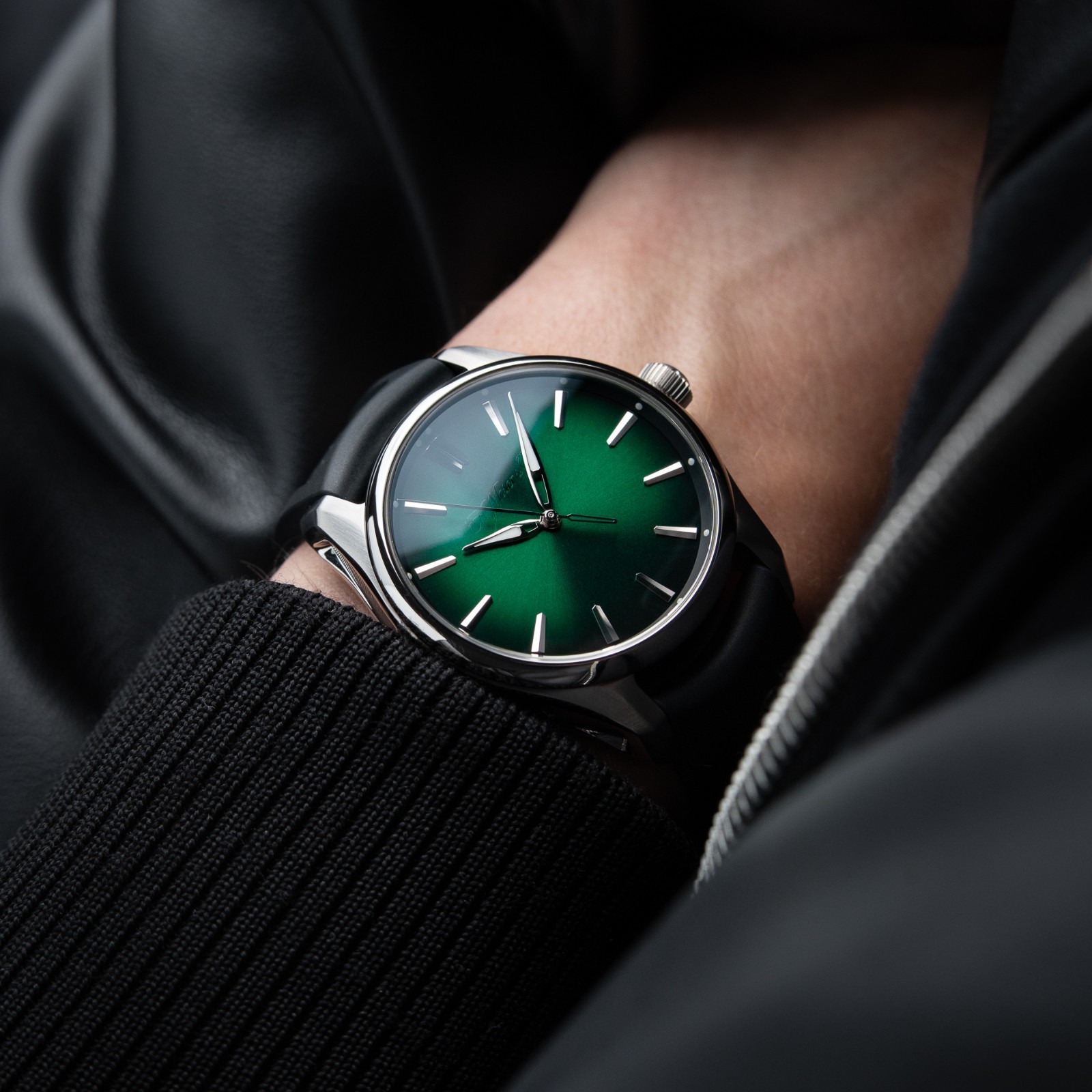 H.Moser & Cie. Pioneer Centre Seconds CLEAN 2026 Cosmic Green Steel 40mm Watch