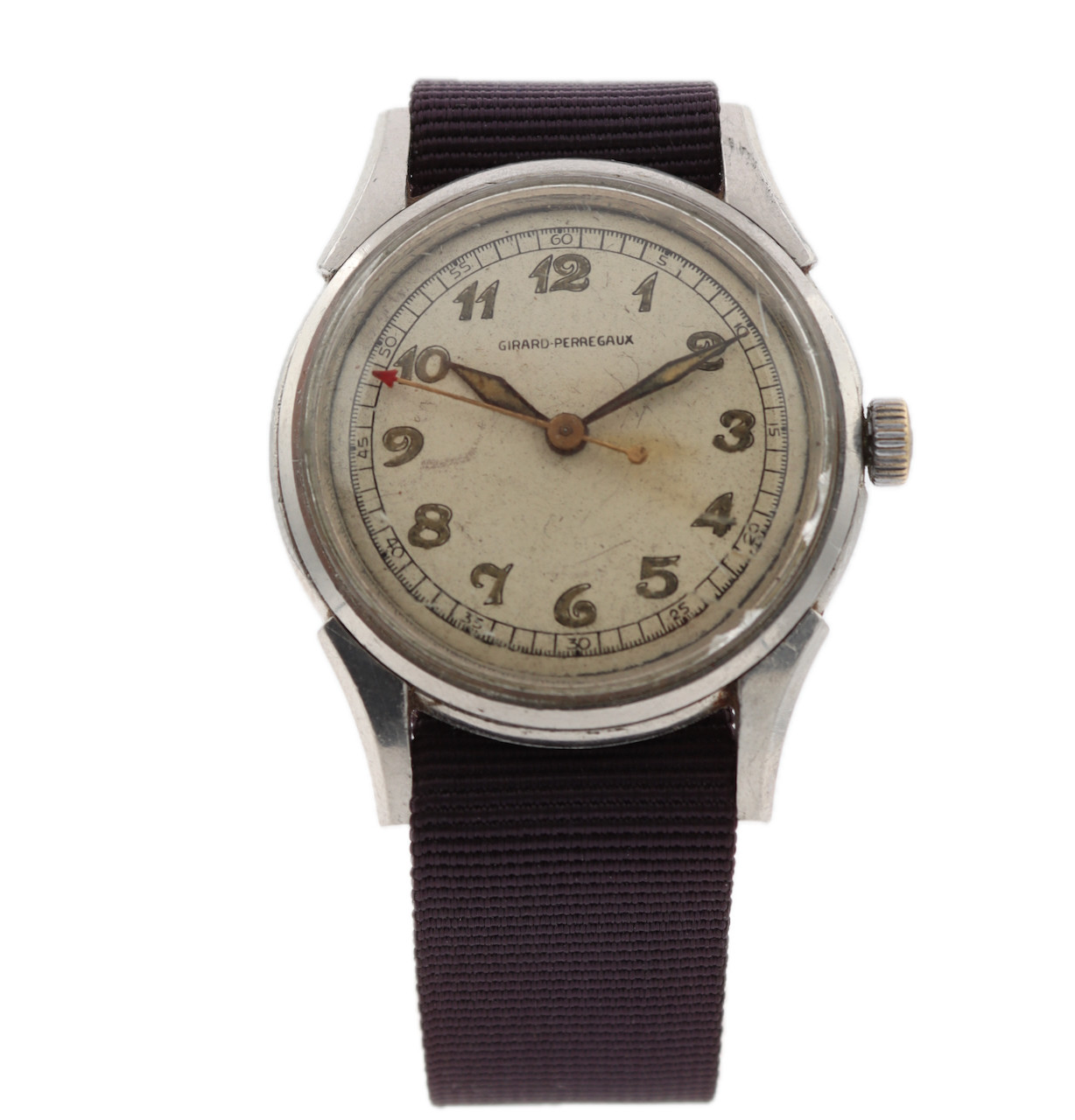 Vintage Girard-Perregaux Military Style Men’s Automatic Wristwatch Swiss