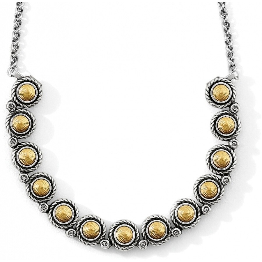 NWT Brighton TWINKLE DANCE Reversible 4-in-1 Crystal Gold Silver Necklace MRP$68