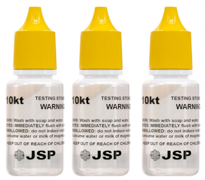 36 Bottles Lot of 14K 10K 18K Gold Testing Solution Jewelry Testing Acids JSP