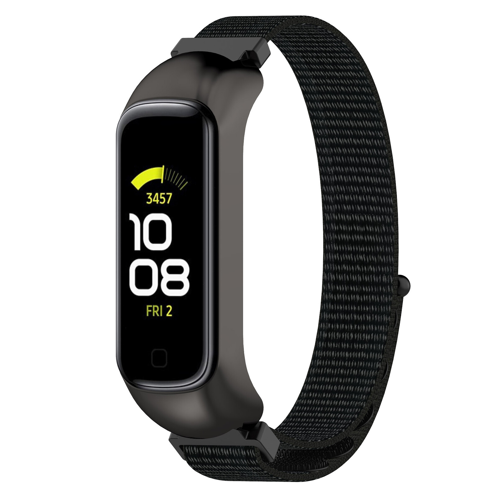 For Samsung Galaxy Fit2 SM-R220 Nylon Loop Watch Band Sports Strap Bracelet