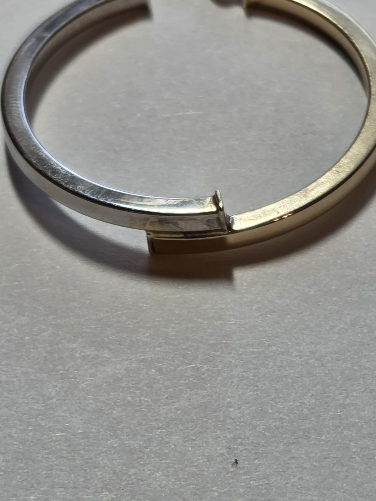 14K 585 2 Tone Tirana 3 Grams Earrings Hoops