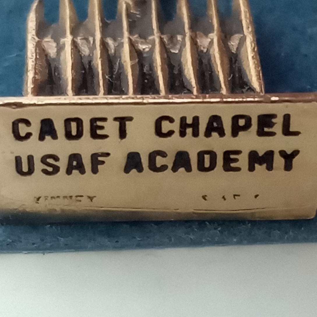 Vintage Kinney Cadet Chapel USAF Academy Charm Pendant