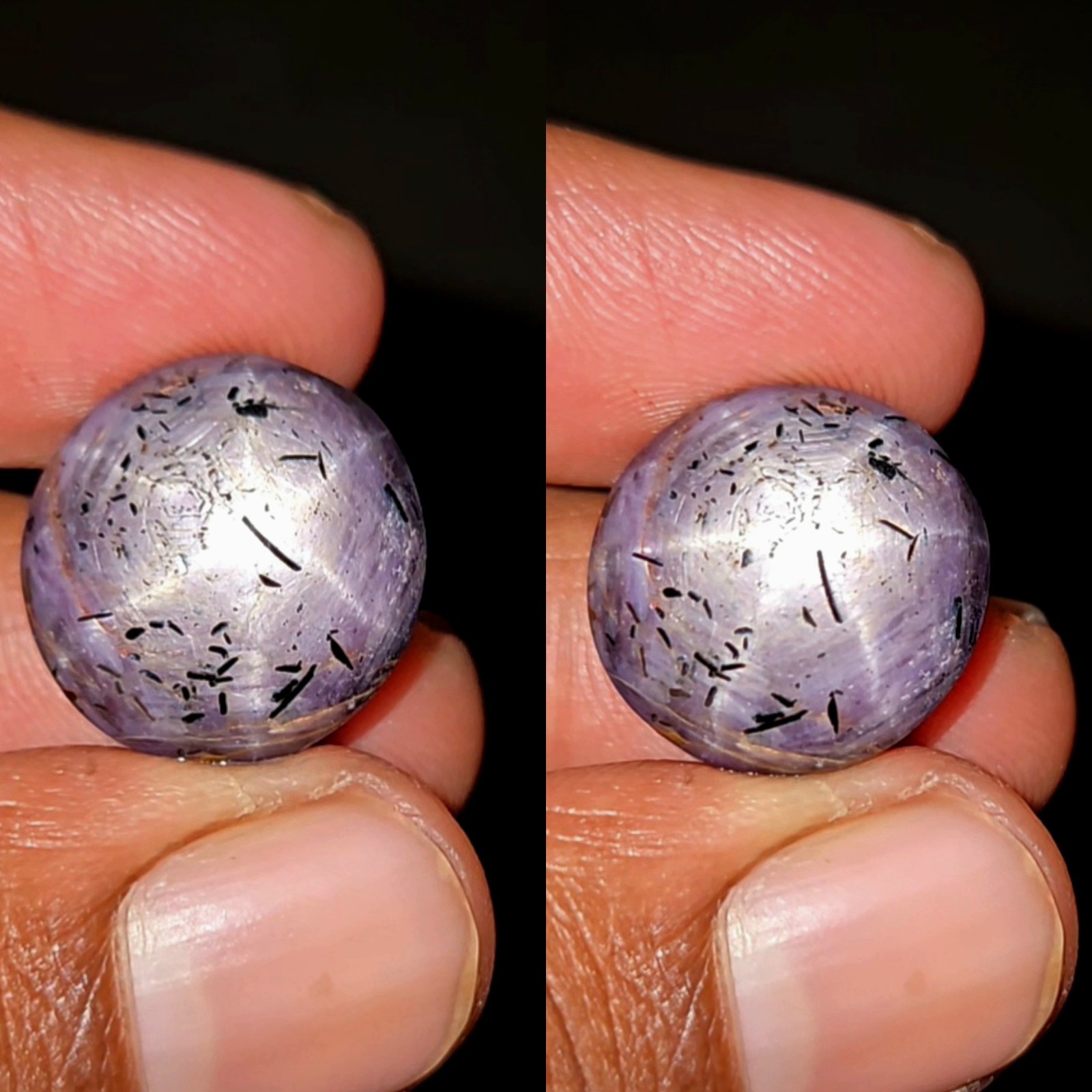 Natural Star Sapphire Cabochon 31.00 ct Purple untreated loose gemstone Oval