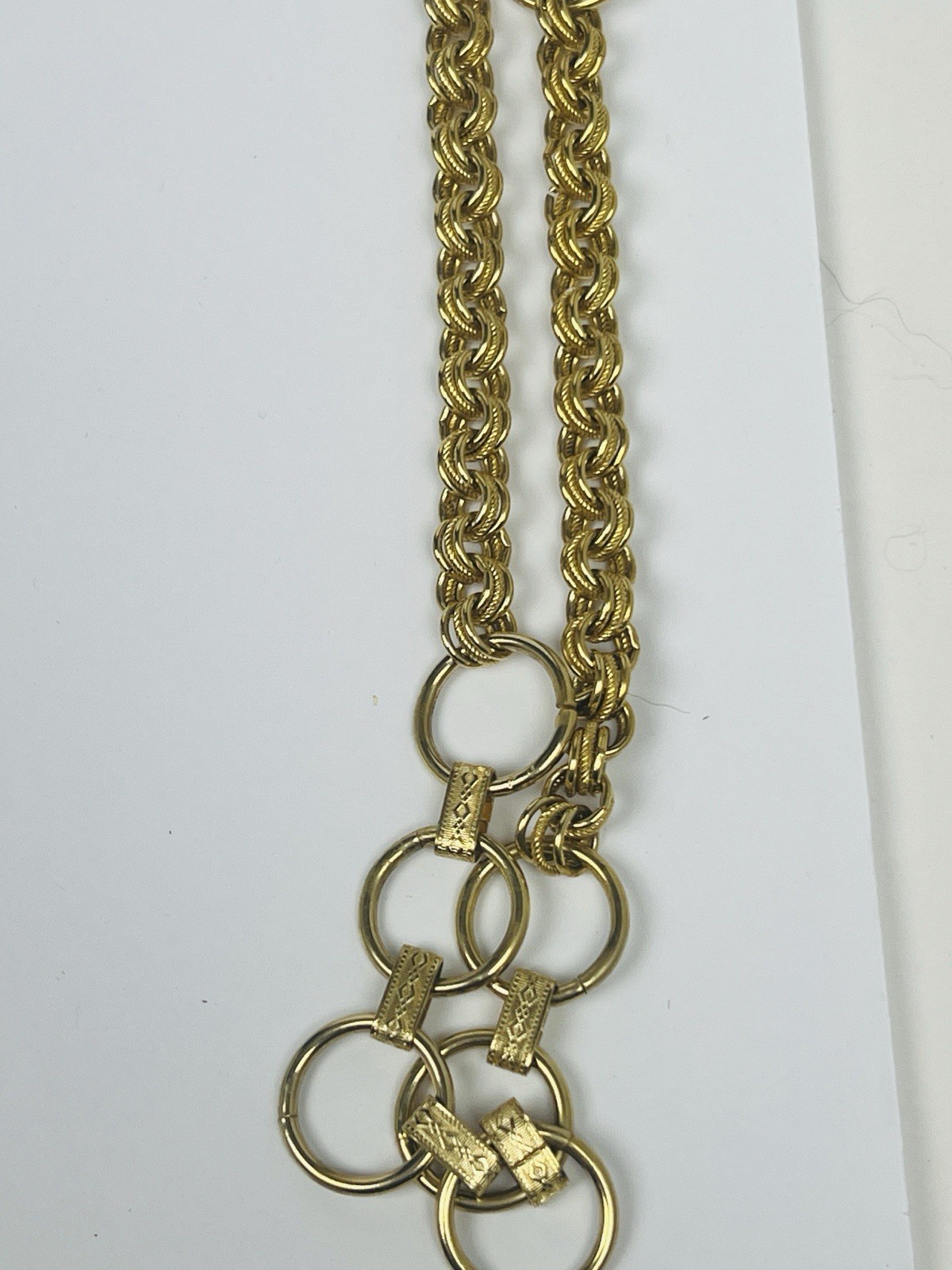 ✨VTG Lot Of 18 Vintage Necklaces & Belt, Chains, Gold silver Tone Varies Styles