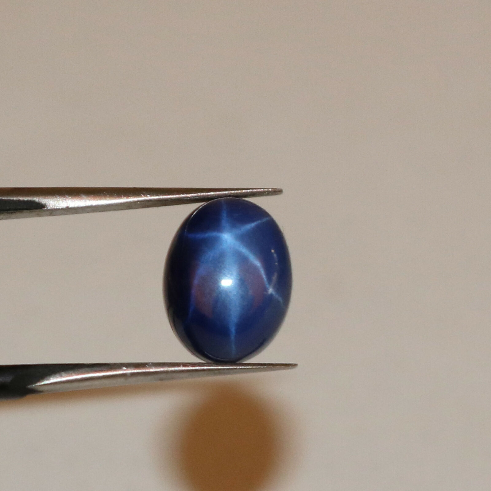 Natural 6 Rays Blue Star Sapphire 4.5 Ct. Loose Stone For Jewelry Making STR-54