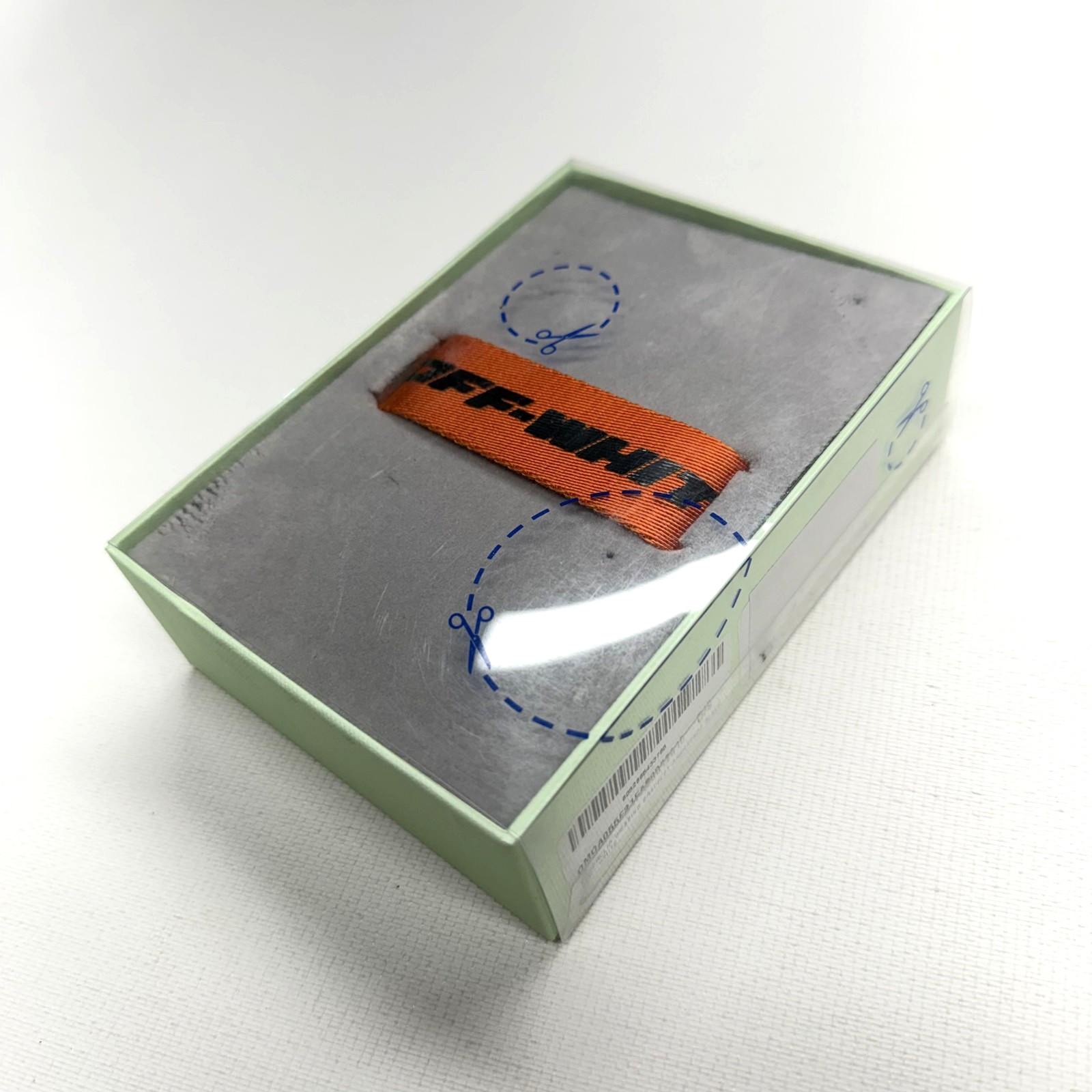 New Off-White Paperclip Webbing Bracelet Mens Orange Black Logo Virgil Strap