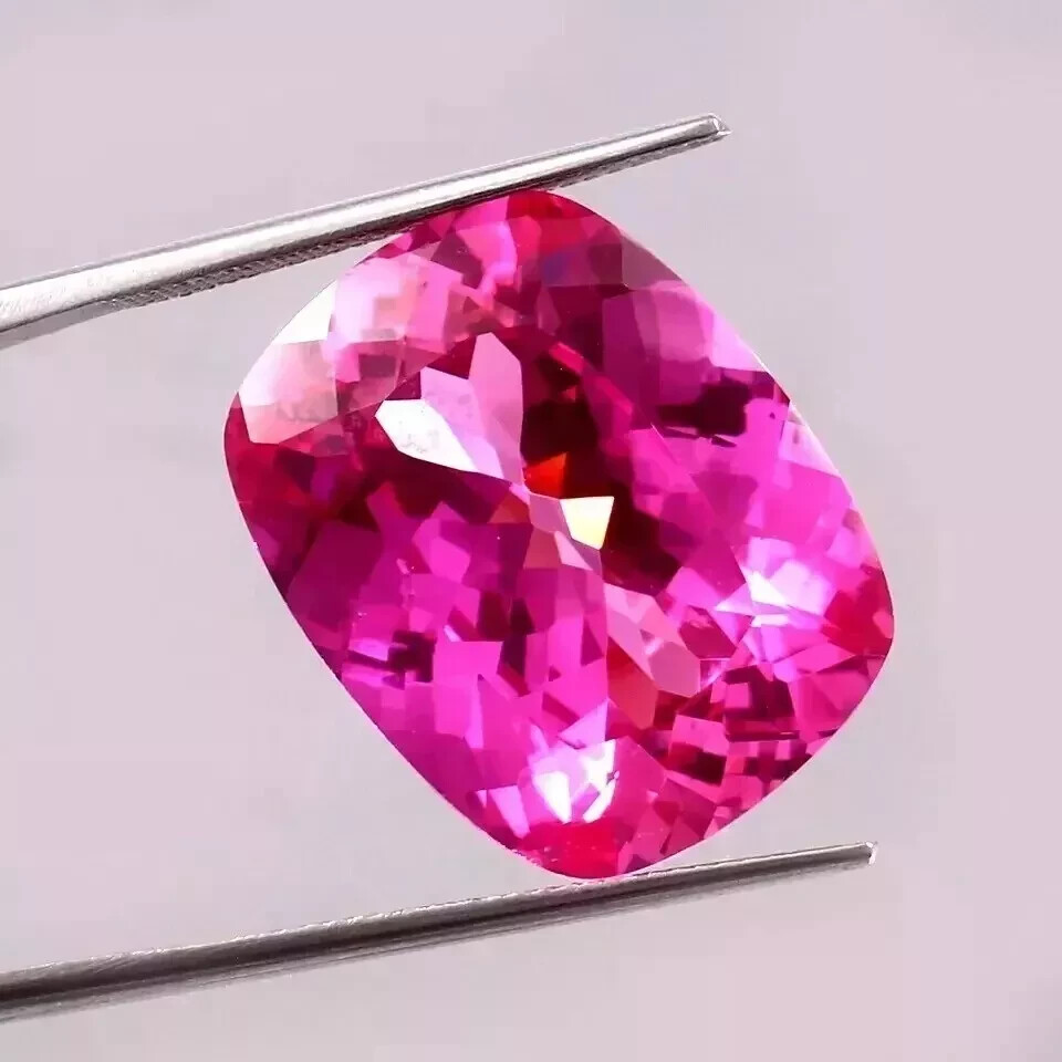 Superb Natural Pink Sapphire 23.14 Ct Cushion Shape Loose Gemstone EGL Certified