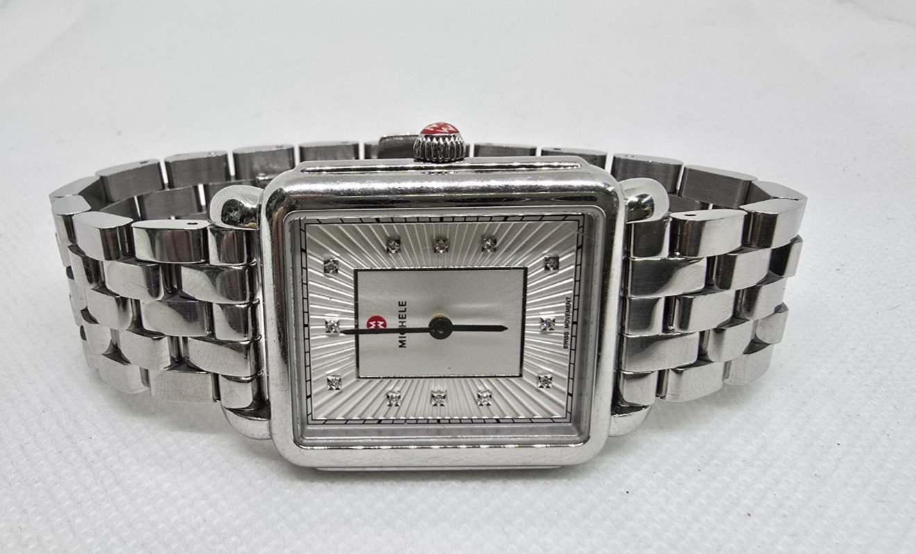 Michele Deco II Diamond Dial Watch mww06x000026