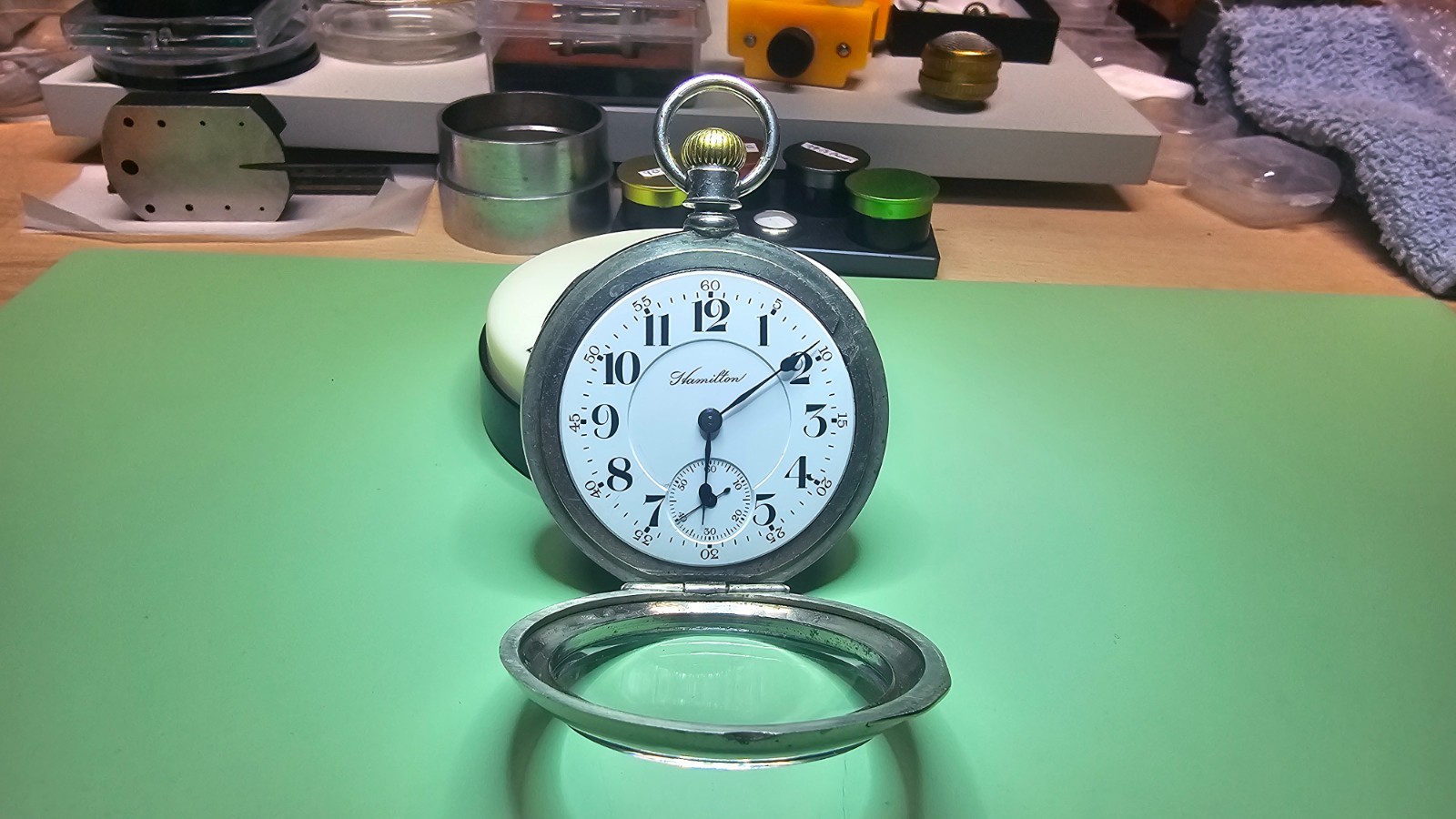 Hamilton Grade 940 21 Jewel “Railroad” grade Pocket Watch Serviced