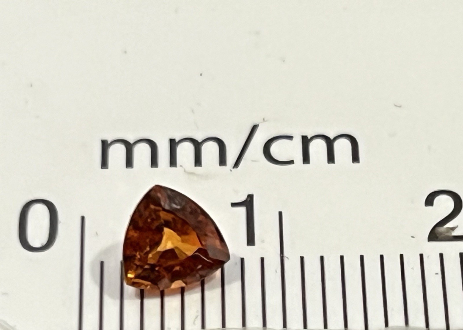 Spessartine Garnet (Mandarin Garnet) 0.80 Carats. Loose Gemstone