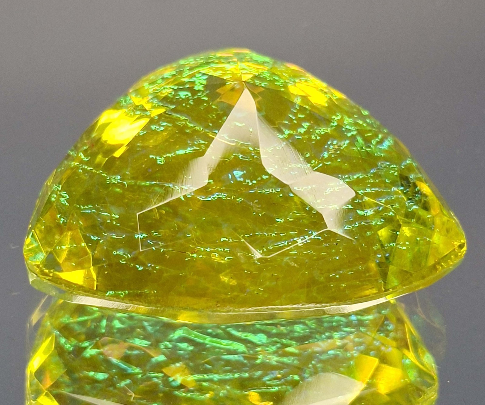 Monarch Fire Opal Natural Trillion Cut 78-80 Ct Certified Loose Gemstone RK1063