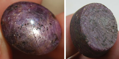 Natural Star Ruby Sapphire Cabochon Gemstone 79.55Ct
