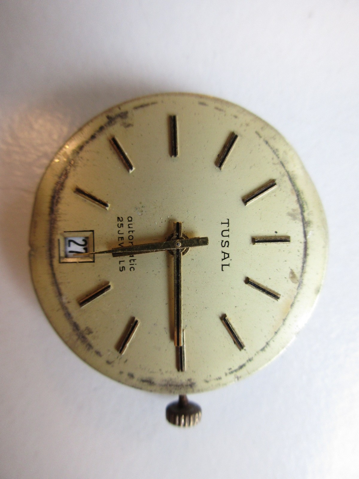 ETA cal. 2783 Swiss automatic watch movement 25 jewels – date at 6 – running
