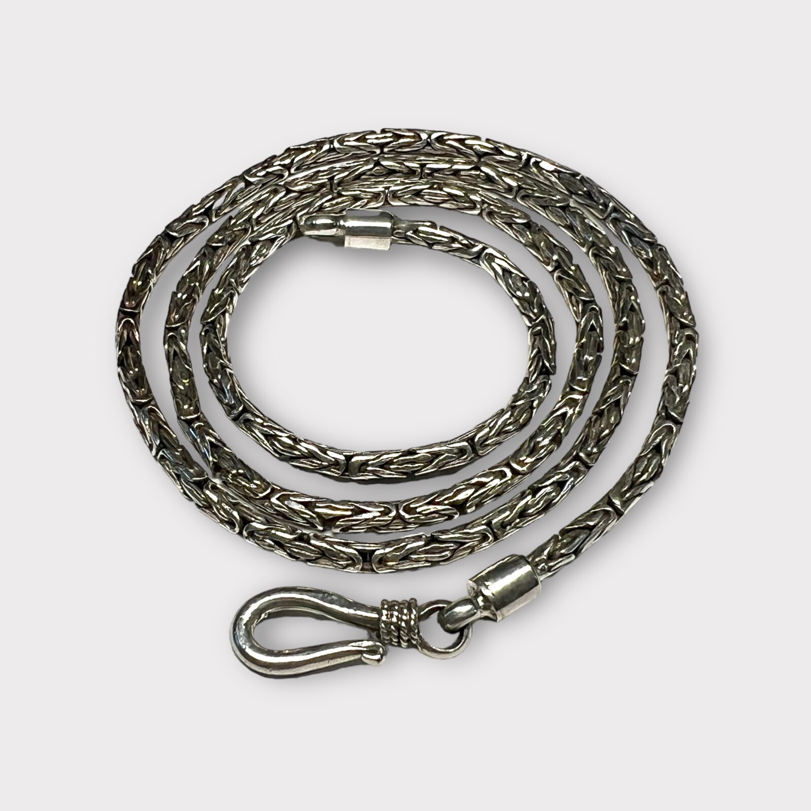 Aesthetic Bali Style Byzantine/Borobudur Hook Clasp Ethnic Handmade Chain