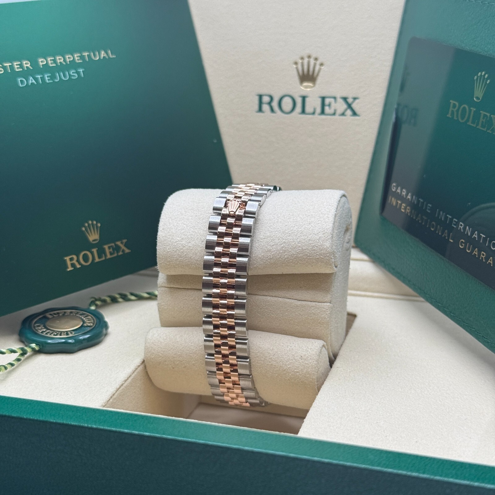 Rolex Lady-Datejust NEW 2025 Pink Star Diamond Dial Two Tone Rose Gold Jubilee