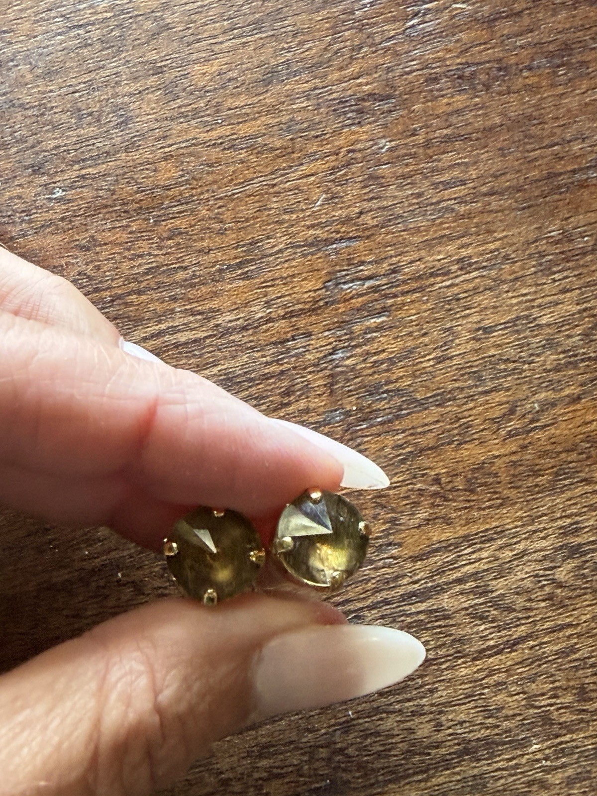 Sorrelli London Stud Earrings Light Colorado/Gold Tone