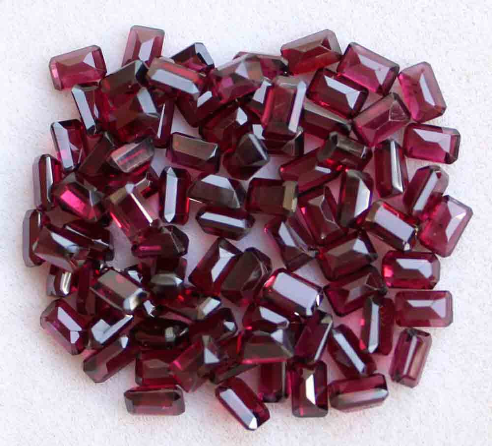42.10 Ct Natural Pinkish Purple Rhodolite Garnet Faceted Cut Loose gemstone