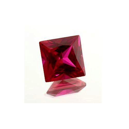 (2mm – 15mm) Princess/Square Shape AAA Lab Created Ruby