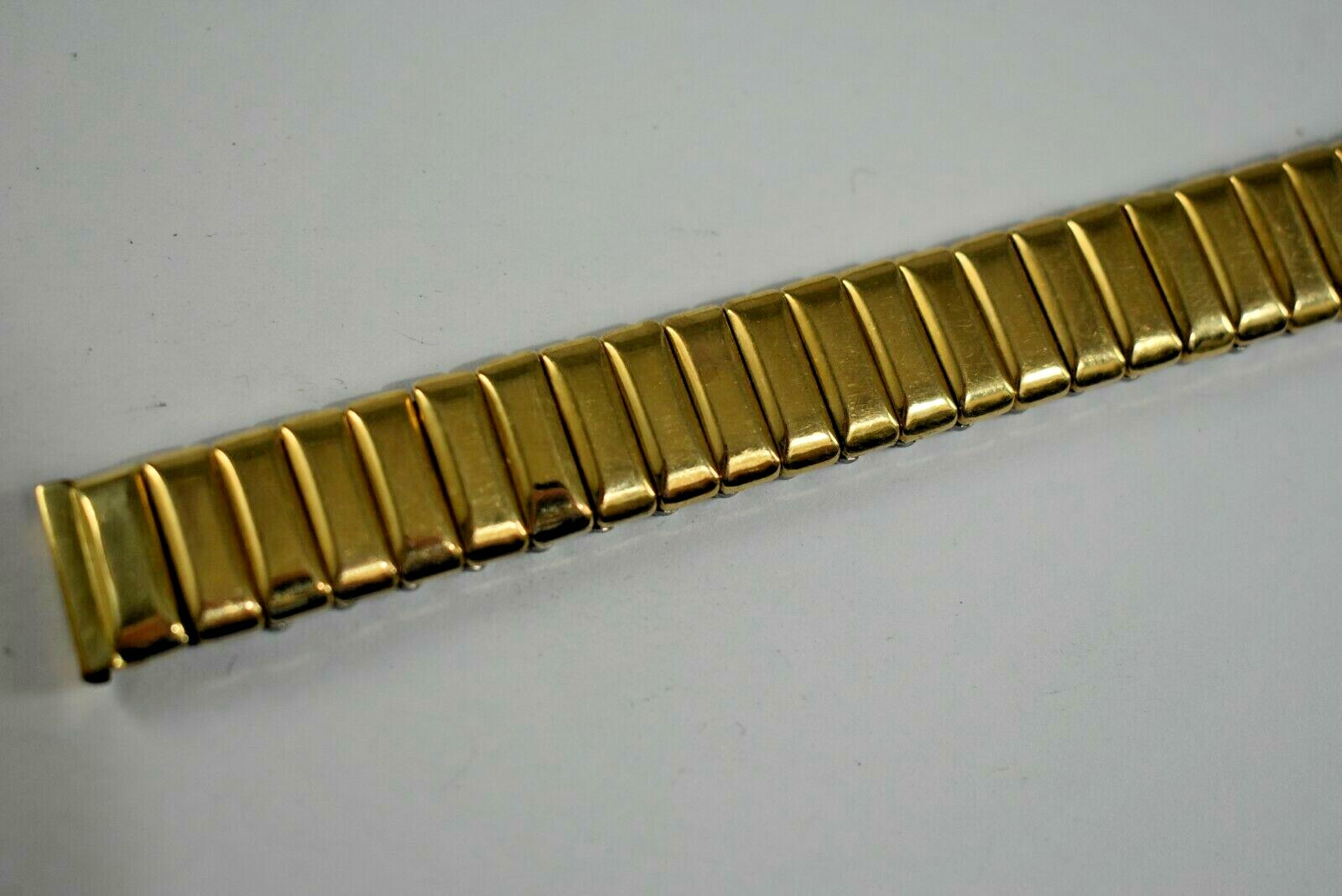 Vintage Bellavance Gold Filled Top Expansion 15.50mm Wrist Watch Band lot.w