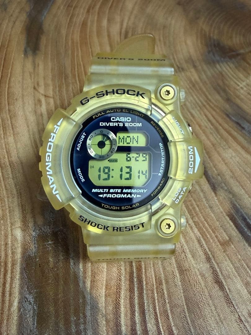 Casio G-Shock Frogman GW-225E-7JF Glorious Gold 25th Anniversary Tough Solar