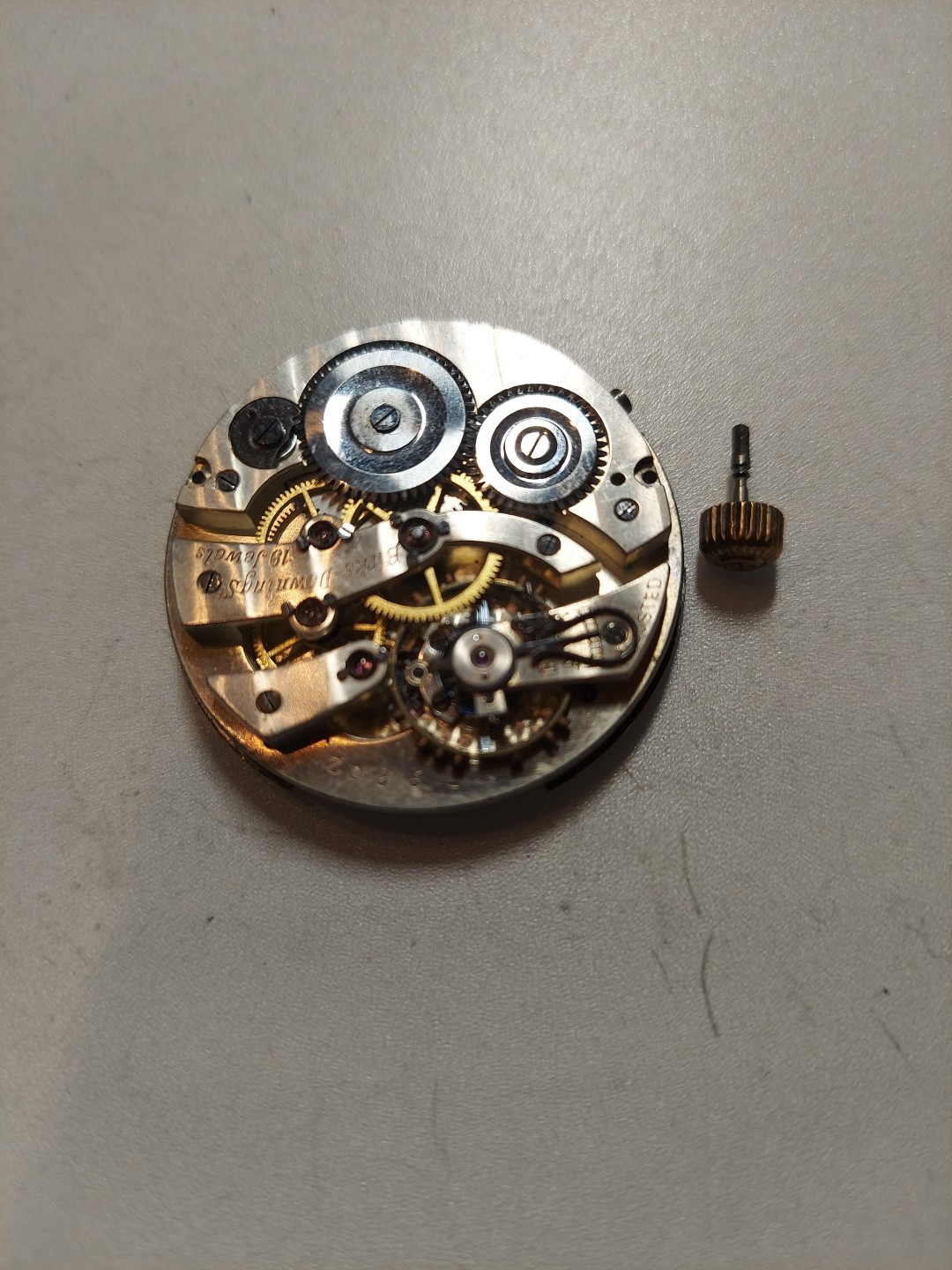 Henry Birks And Soon For Birks-downing 19 Jewels Swiss Mens Pocket Watch…