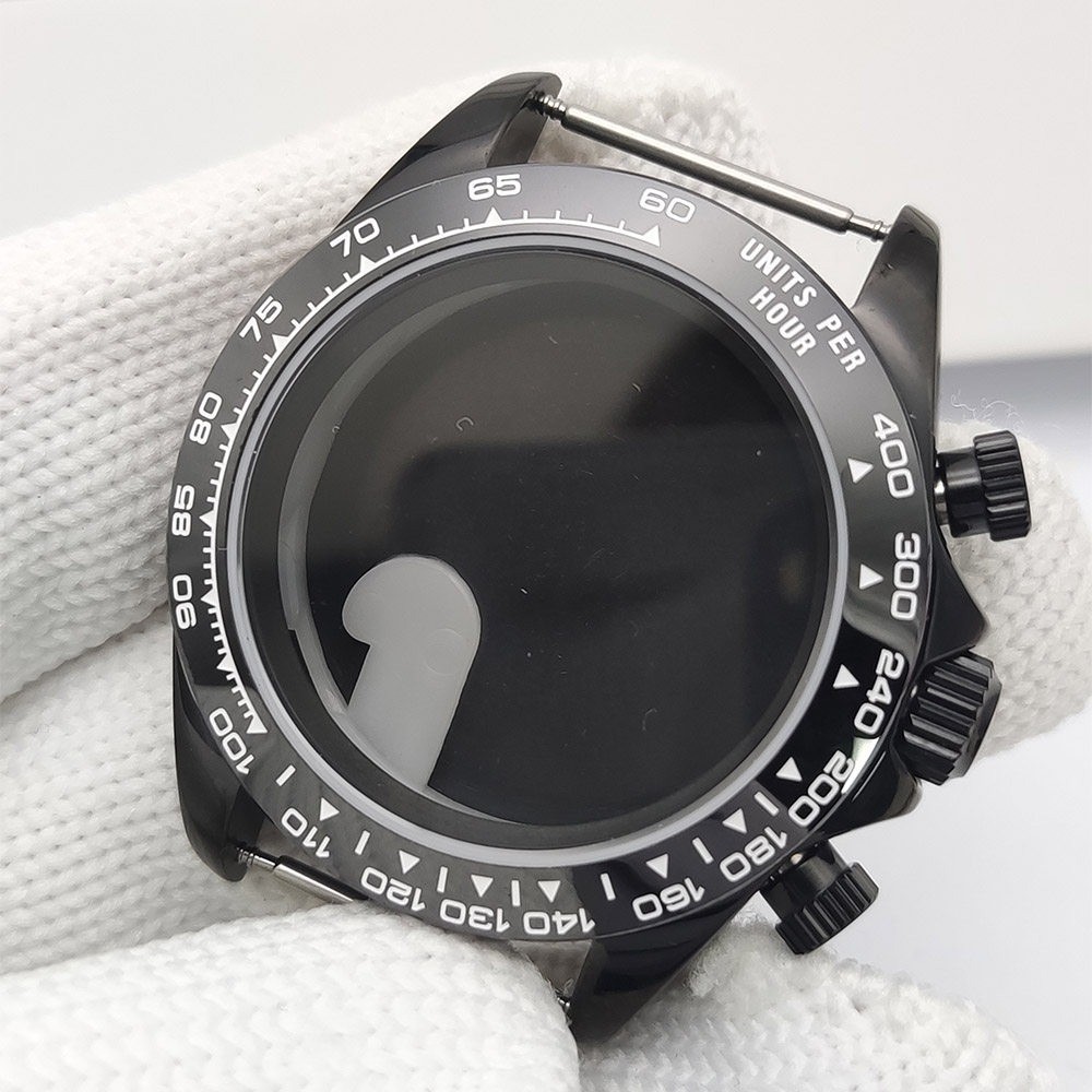 40mm Quartz Watch Case For VK63 VK64 Movement Sapphire crystal 32.5mm Watch Dial