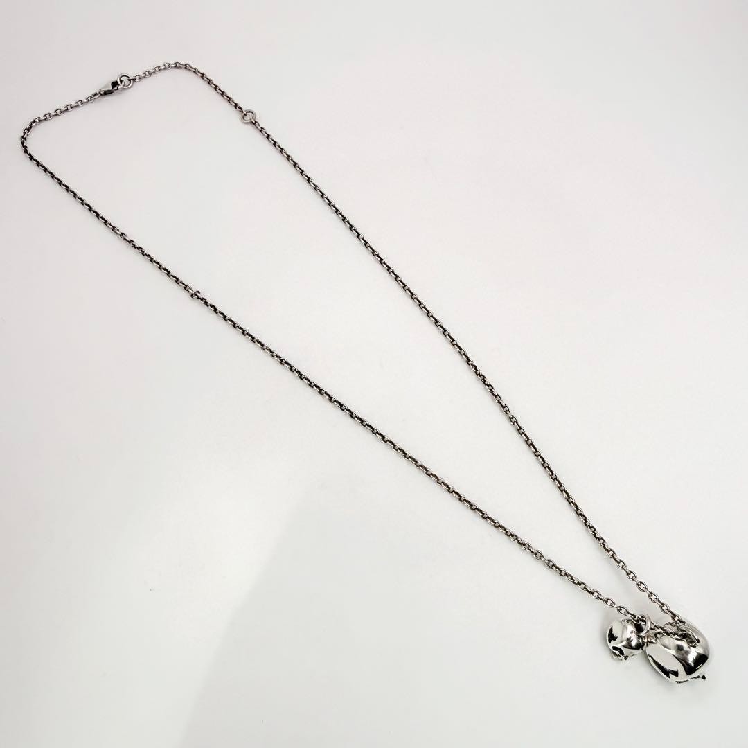 JAM HOME MADE Double Smile Skull Necklace