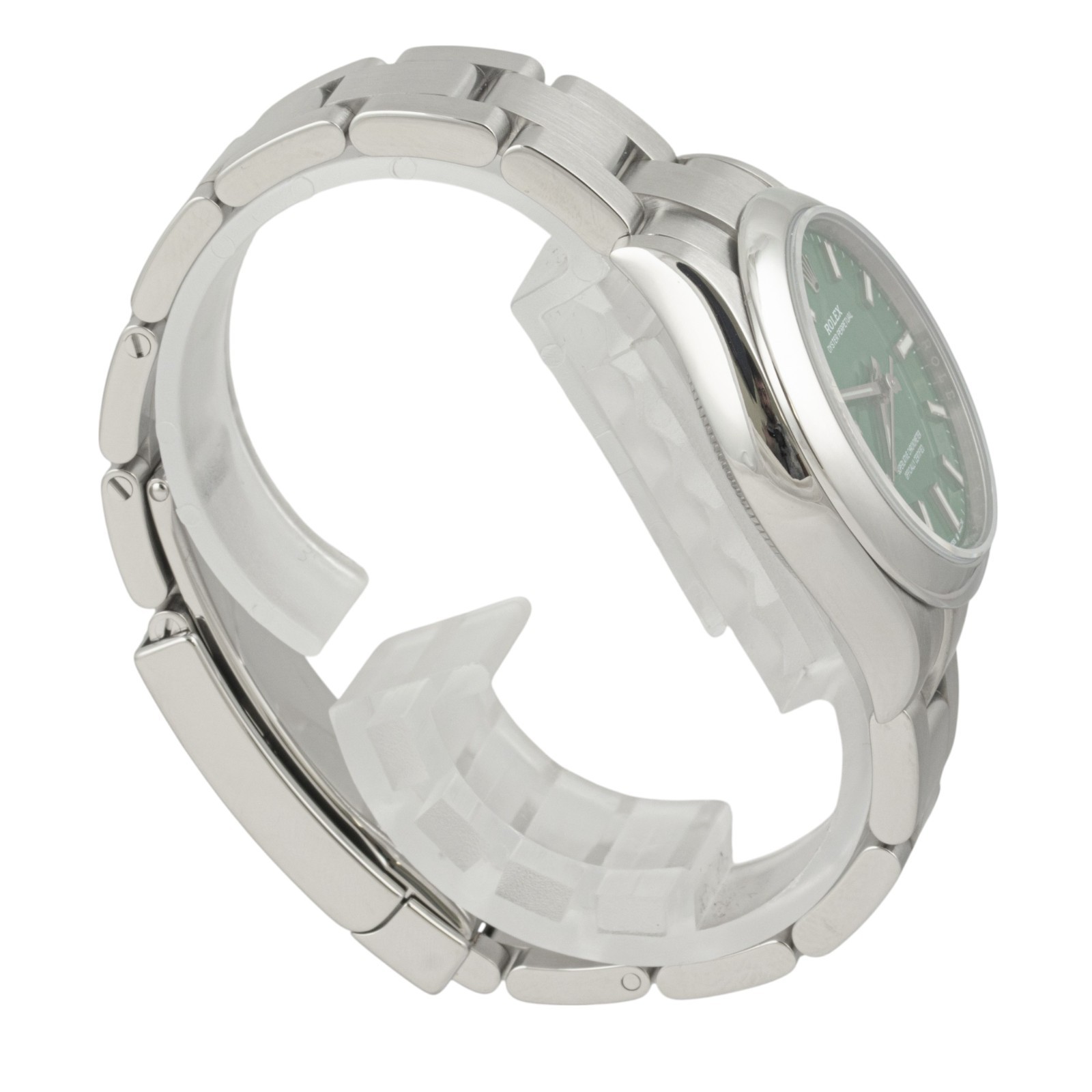 Rolex Oyster Perpetual 277200 Stainless Steel GREEN Dial 31mm Ladies BOX PAPERS