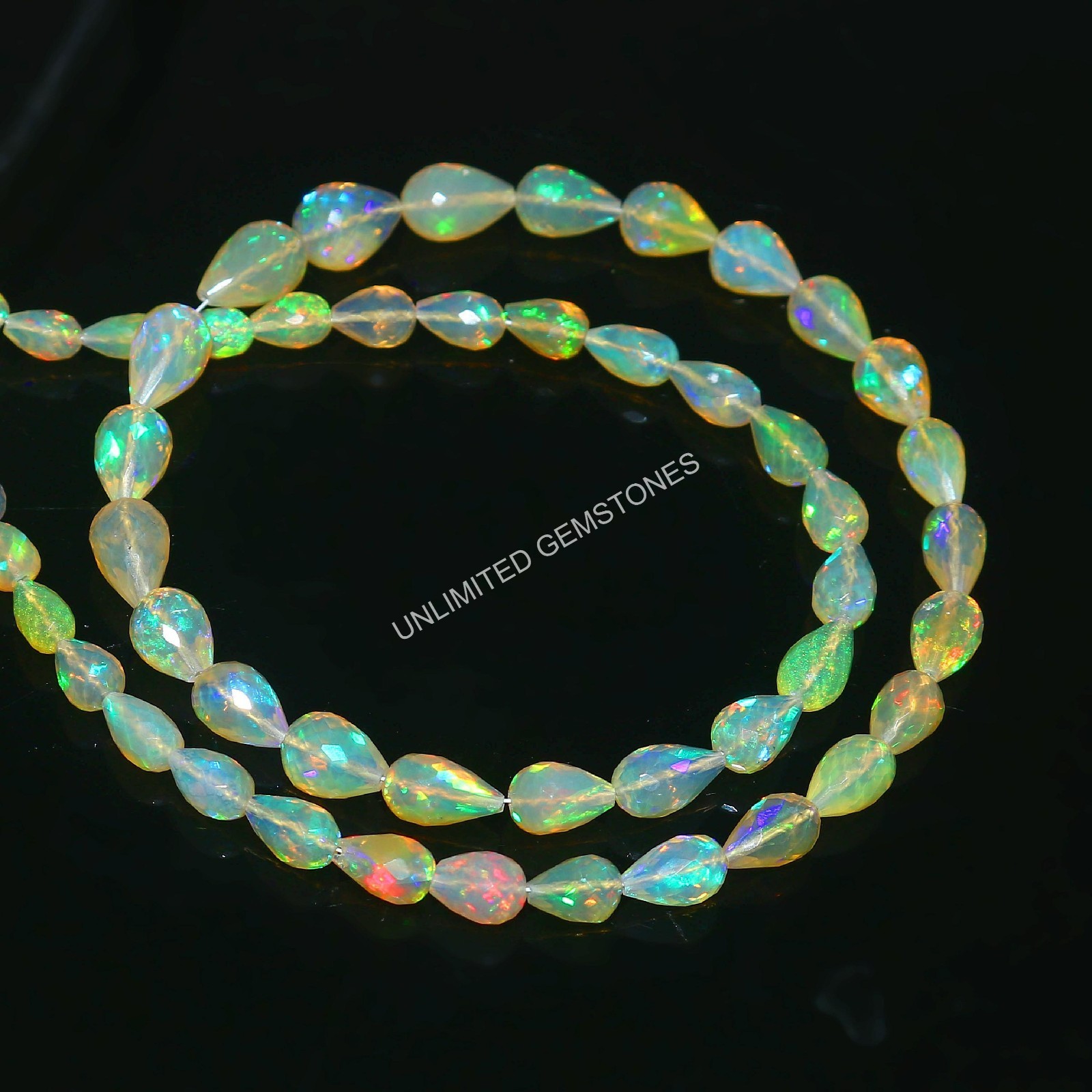 Natural Opal Beads Teadrop Opal Beads Yellow Opal Beads Gift For Friend 701