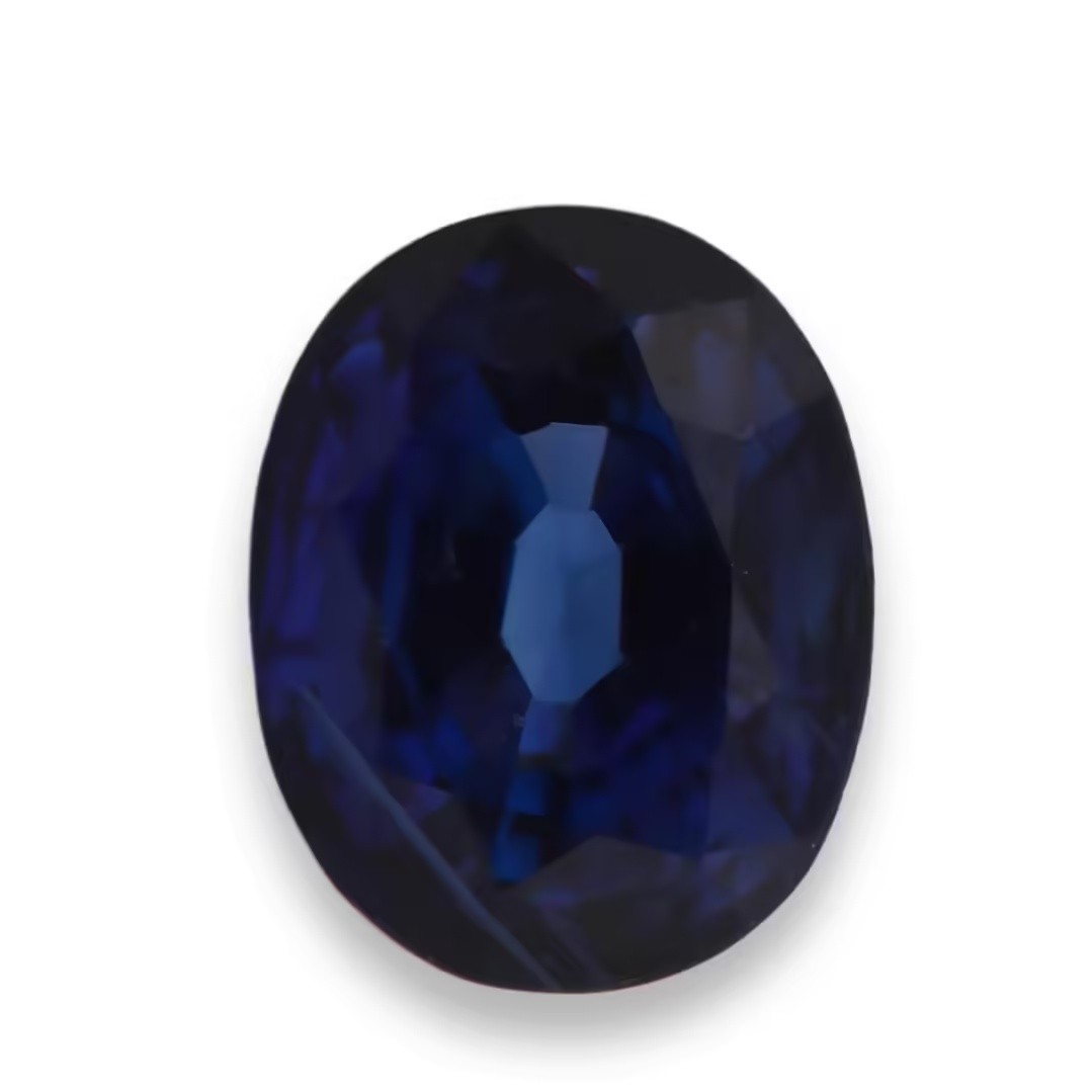 Real 1.83ct No Heat Natural Ceylon Blue Sapphire Oval Sri Lanka