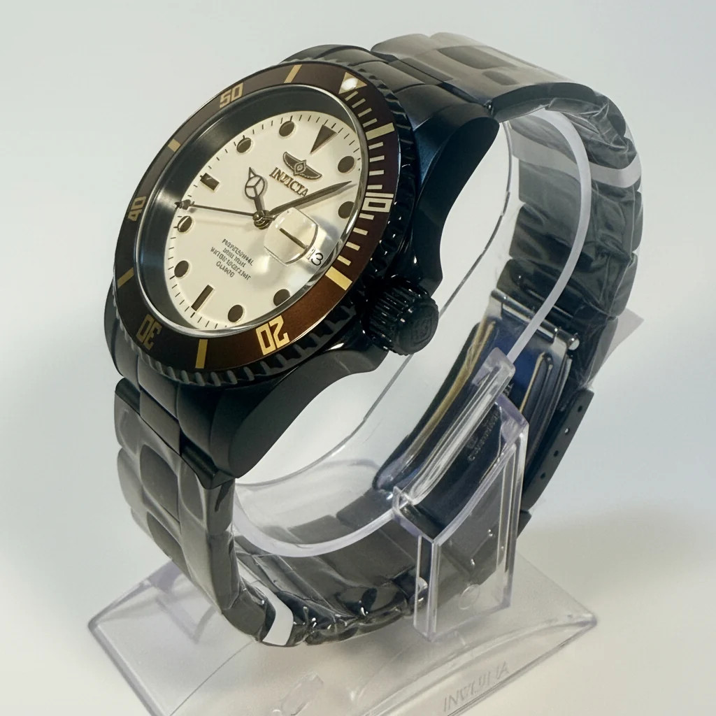 50531 Invicta Mens Pro Diver Vectide Chocolate and White Dial 42mm Watch 200M