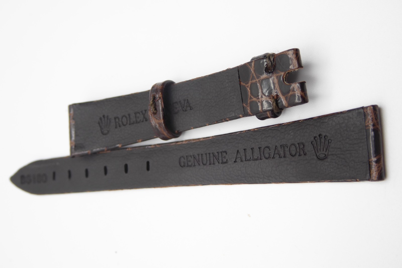 Rolex Lady-Datejust croco leather strap 13mm