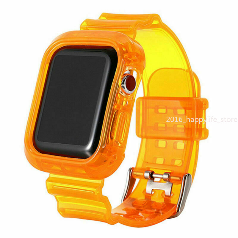 Silicone TPU Sport Watch Band Strap For Apple Watch Series11 10 9 8 7 6 5 4 SE 3