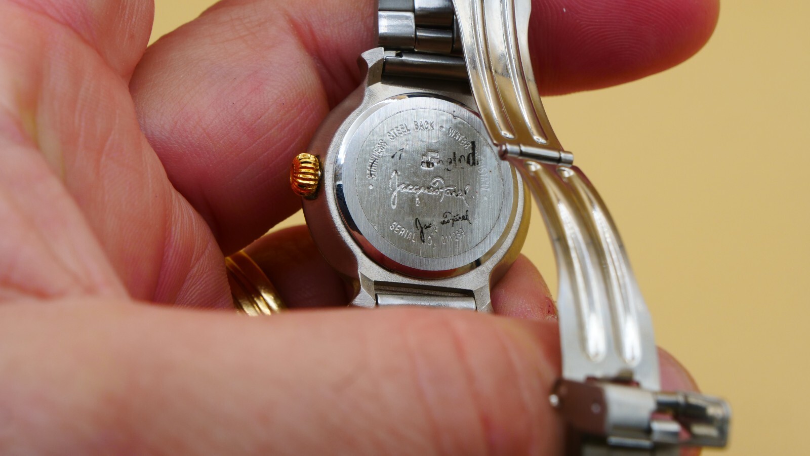Watch Jacques Farel Ladies Vintage 30 Meter Day Indicator Water Resistant Sport